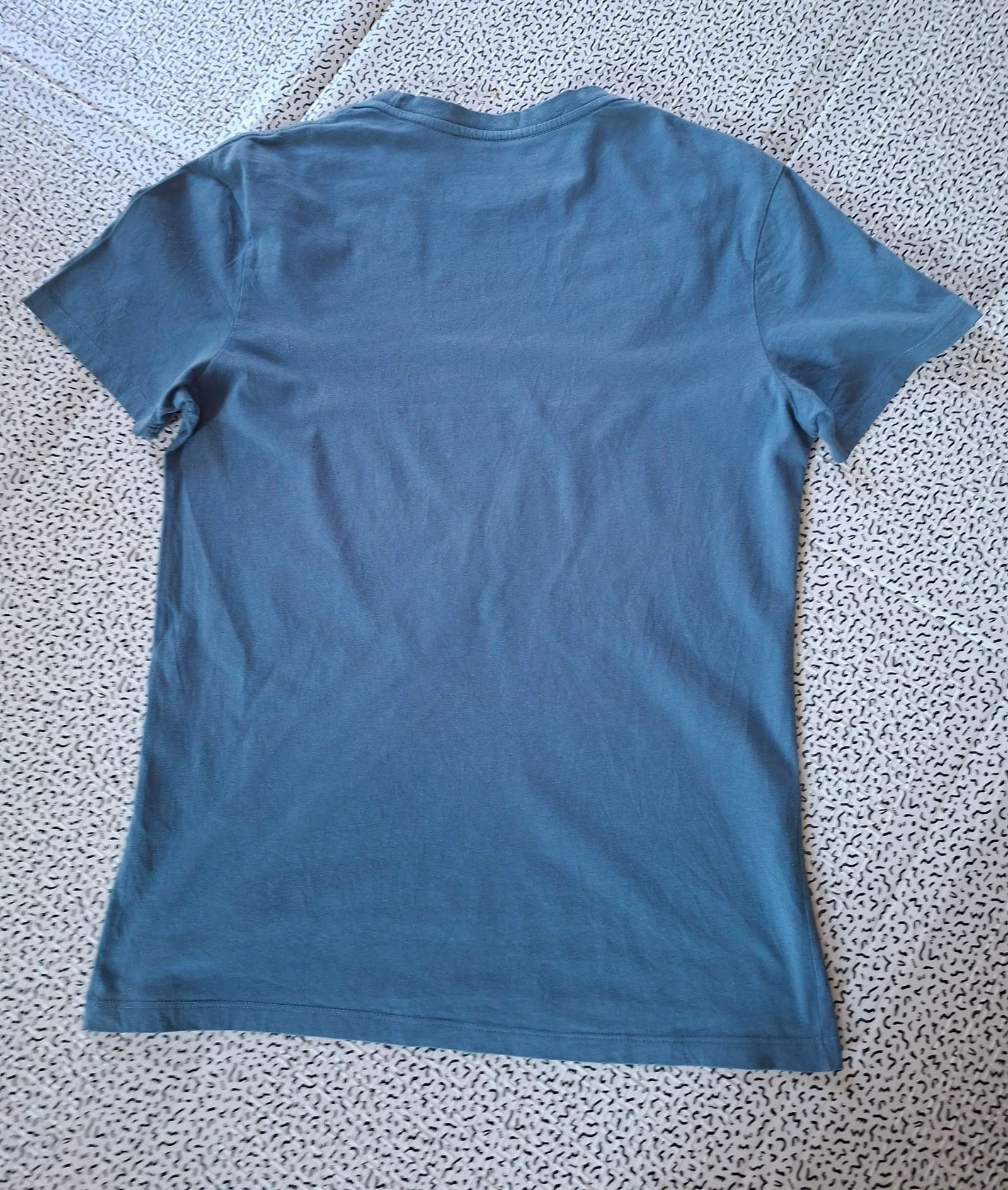 Camiseta Levi's azul con logo Batwing para hombre talla M 100% algodón – photo 9